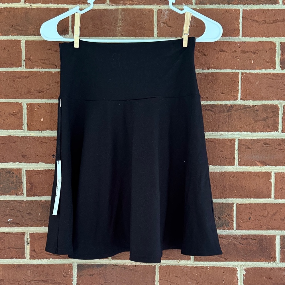 Susana Monaco Black A-Line Skirt